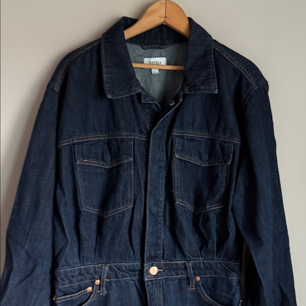 Pistola Nina Denim Mini dress Large - Picture 5 of 12